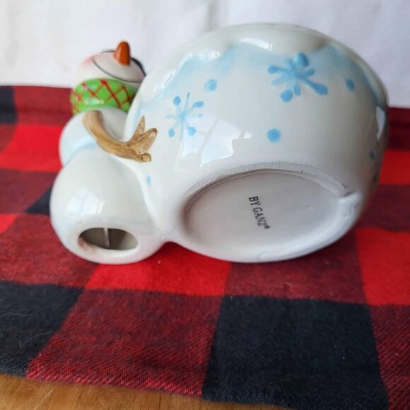 Snowman Serving Dish Ganz Holiday Christmas Winter Party - Picture 7 of 7